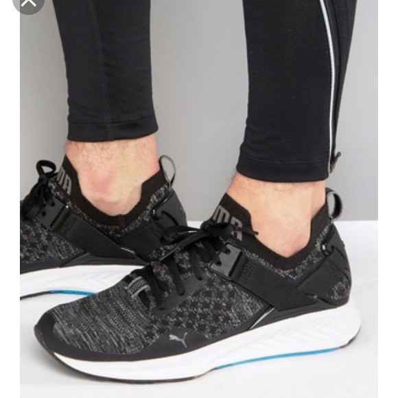 puma ignite evoknit low mens navy